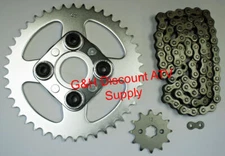 520X80 Drive Chain 12T Front 42T Rear Sprockets Kit Honda TRX 200SX Fourtrax