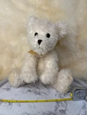 Russ Berrie Shining Stars Plush Stuffed Animal Cream Bear No code or tag