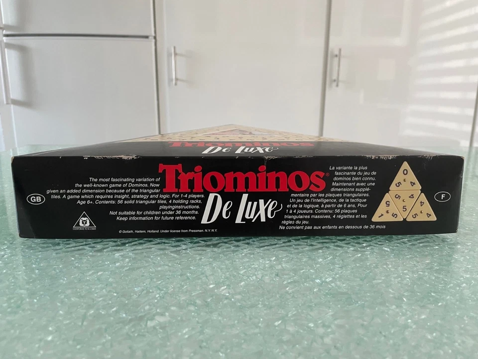 Triominos De Luxe - par Goliath - complet - en bon état - Photo 4/4