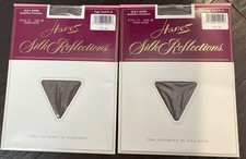 Hanes Town Taupe 2 Pairs Silk Reflections Pantyhose Hosiery Sheer Size AB NEW