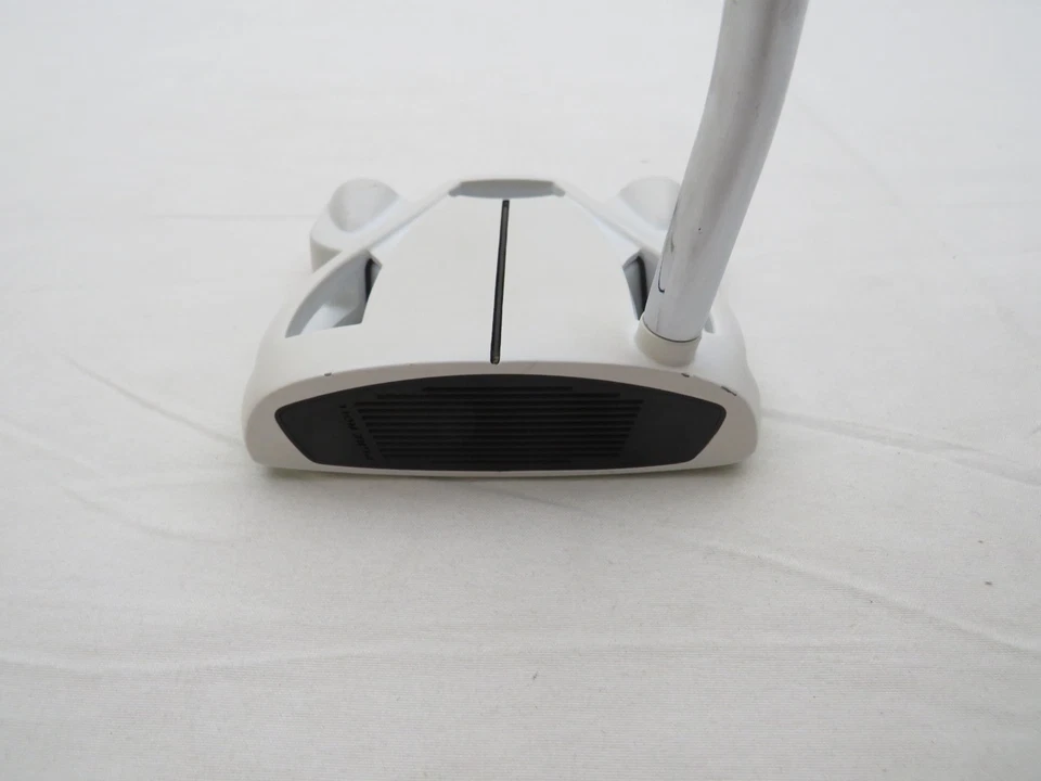 Used TaylorMade Spider Ghost White 35" Putter Double Bend Steel Shaft +HC - Image 2 of 4