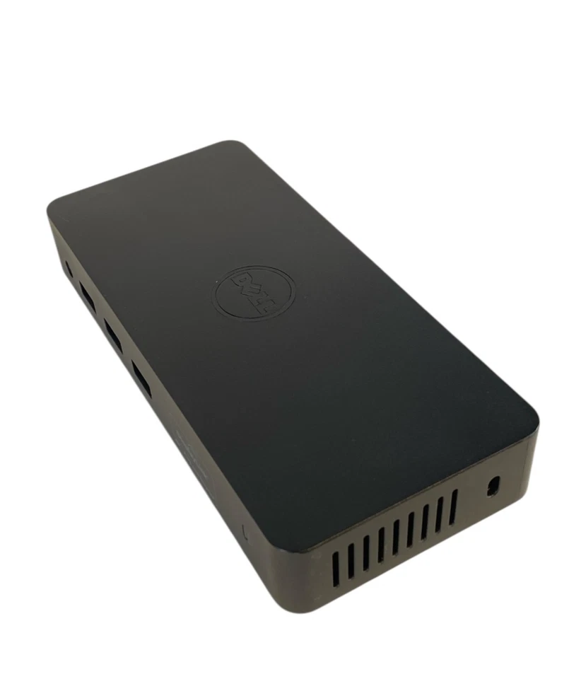 Estação de acoplamento Dell USB 3.0 Ultra HD 4K tela tripla D3100 com adaptador CA - Imagem 3 de 4