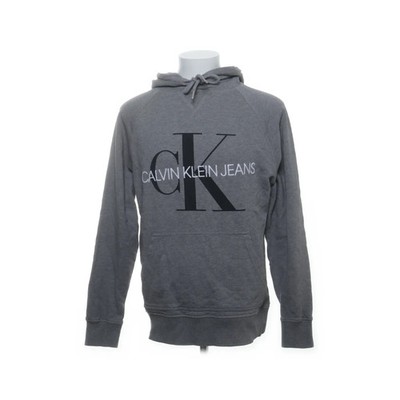 Calvin Klein Jeans, Kapuzenpullover, Größe: S, Grau, Print, Sweat, Herren #izx