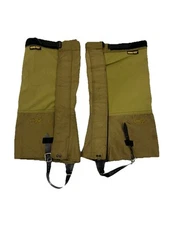 US Military Issued Outdoor Research Expedition Boot Gaiters, Coyote SIZE Large