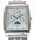 SEIKO ALBA VIENT V33F-5A10 Sun&Moon Square Quartz Men's Watch Vintage