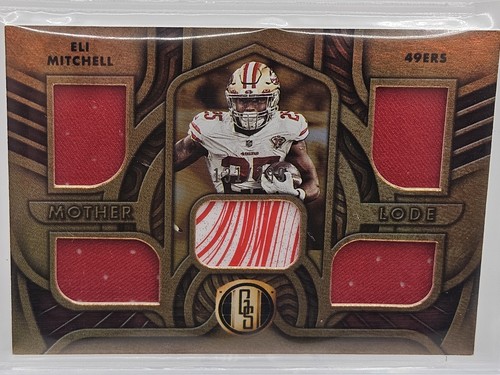 Eli Mitchell Sanfrancisco 49ers Gold Standard 5 Patch 131/299 BGS 9.5 GEM MINT - Picture 5 of 7