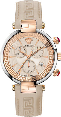 Versace VE2M00321 Revive Chrono rose gold silver ivory  display picture 3