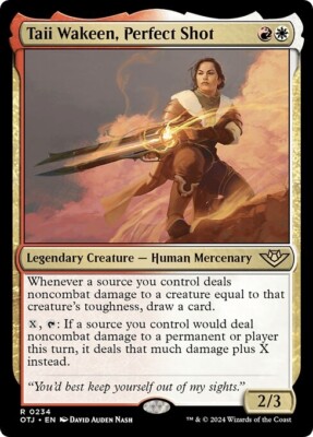 TAII WAKEEN, PERFECT SHOT mtg NM-M Outlaws of Thunder Junction 1 Rare