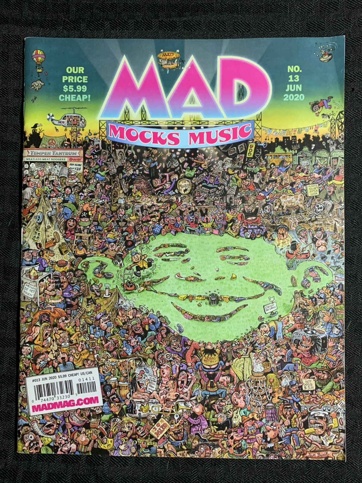 2020 MAD Magazine #13 FN+ 6.5 Alfred E Neuman Mocks Music