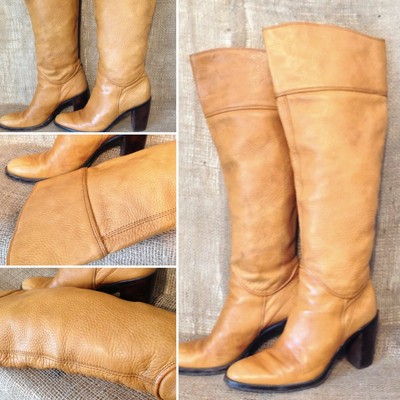 tan over the knee boots uk