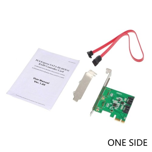 PCIExpress 2Port SATA3.0 Controller Card With ASM1061R Support RAID1/RAID0 - Afbeelding 8 van 8