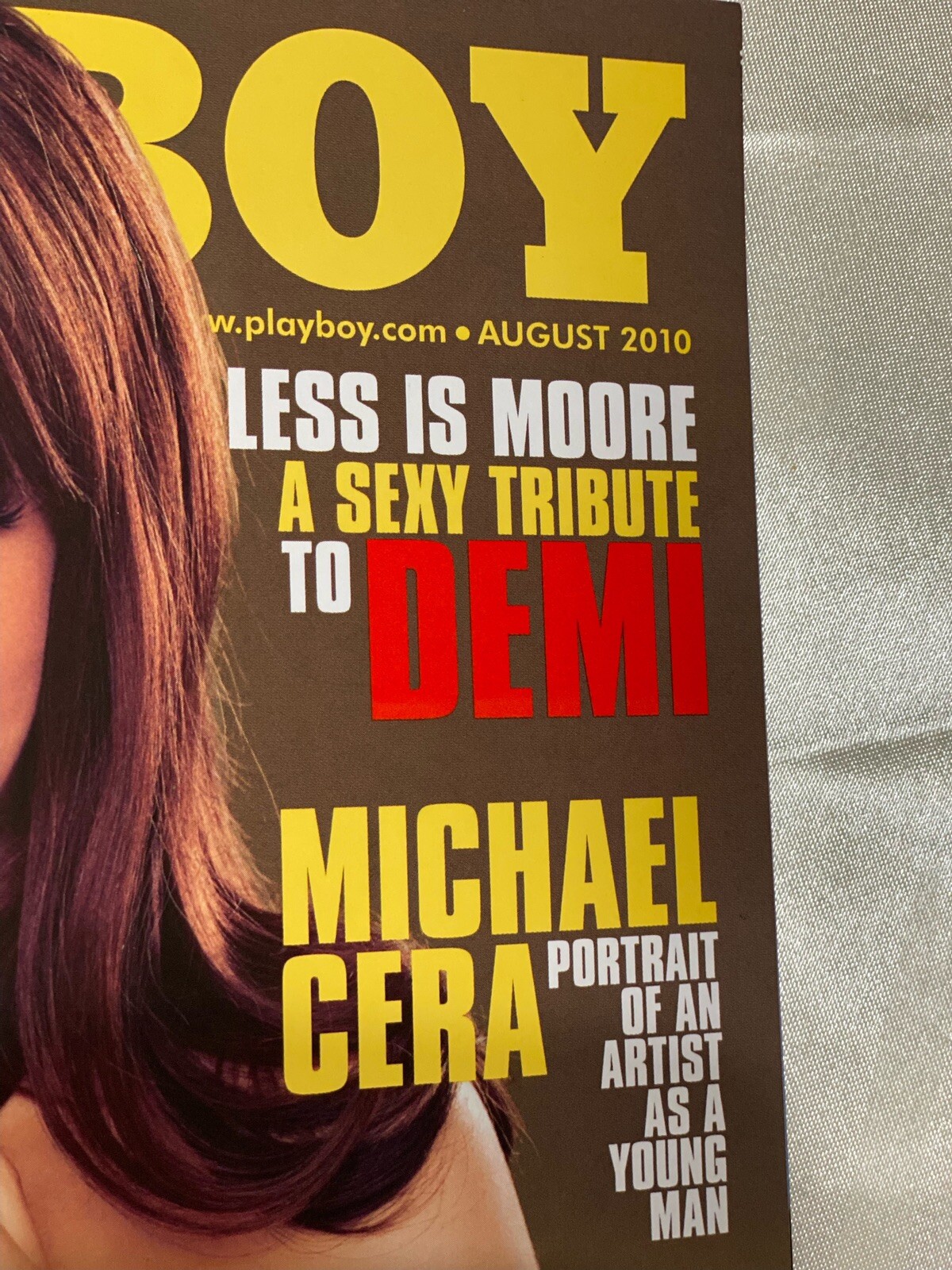 PLAYBOY MAGAZINE AUGUST 2010 DEMI MOORE CHRISTA FLANIGAN-NICE eBay