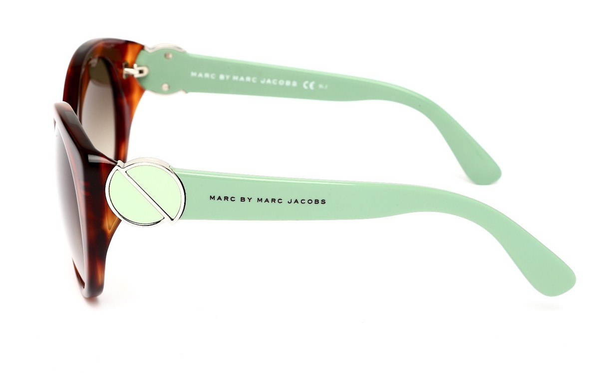 Marc By Marc Jacobs MMJ 396/S 54-19-140 Havana Green  display picture 2