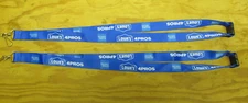 "LOEW'S 4 PROS"  18 inch BLUE AMEX LANYARD/Keychain ~ Two for Purchase  (197)