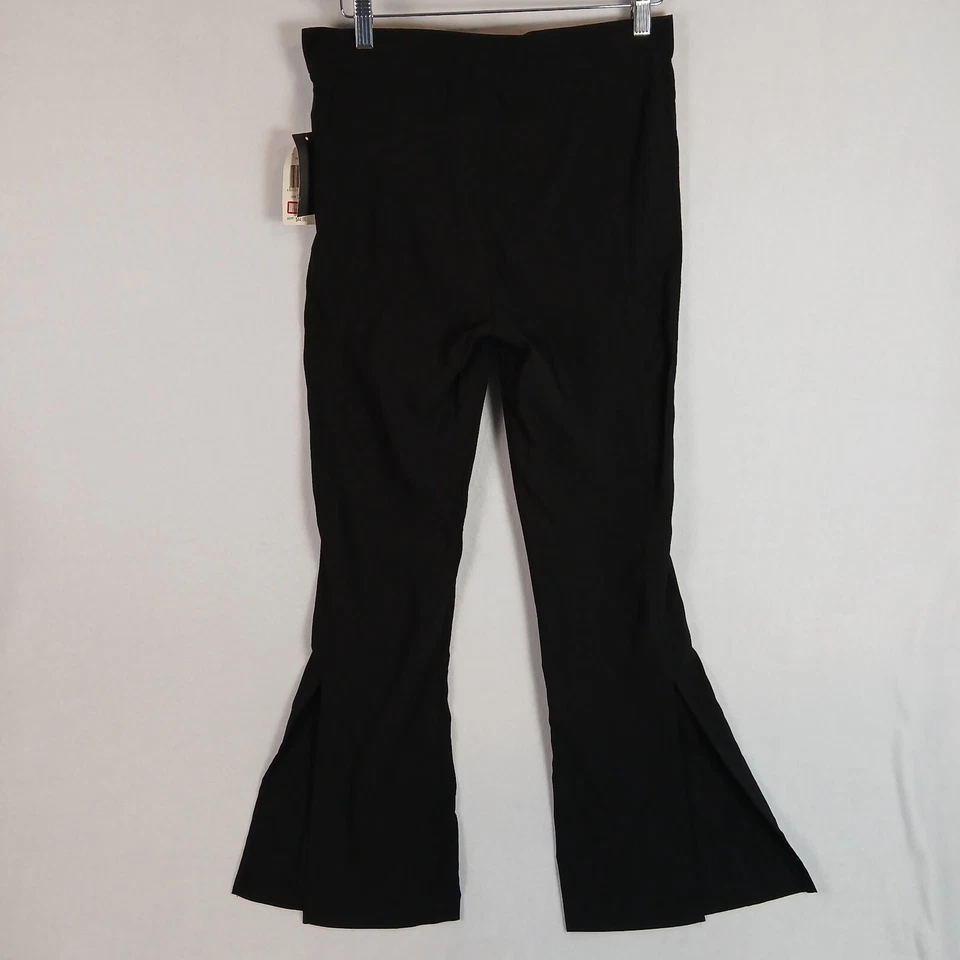Vintage XOXO Flare Stretch Pants Juniors Size 9 30x32 Black Y2K Grunge Glam NWT - Image 2 of 4
