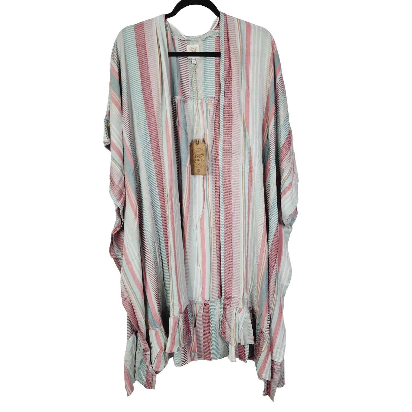 Short Sleeve Striped Cardigan Sweaters for Women