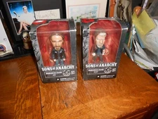 MEZCO SONS OF ANARCHY LOT OF 2 BOBBLEHEAD JAX/CLAY [LOWEST ON eBay] B/NEW FREE S