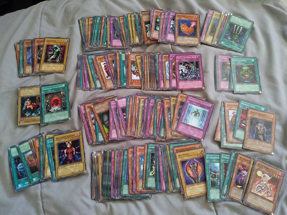 1996 Yu-GI-Oh cards 268 cards total lot Some are first