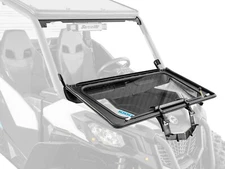 SuperATV Flip Down Glass Windshield for Can-Am Maverick Trail / Driver Wiper