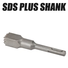 SDS PLUS Carbide Tipped 9Teeth Bush Hammer Chisel Bit for Cement Concrete Stone