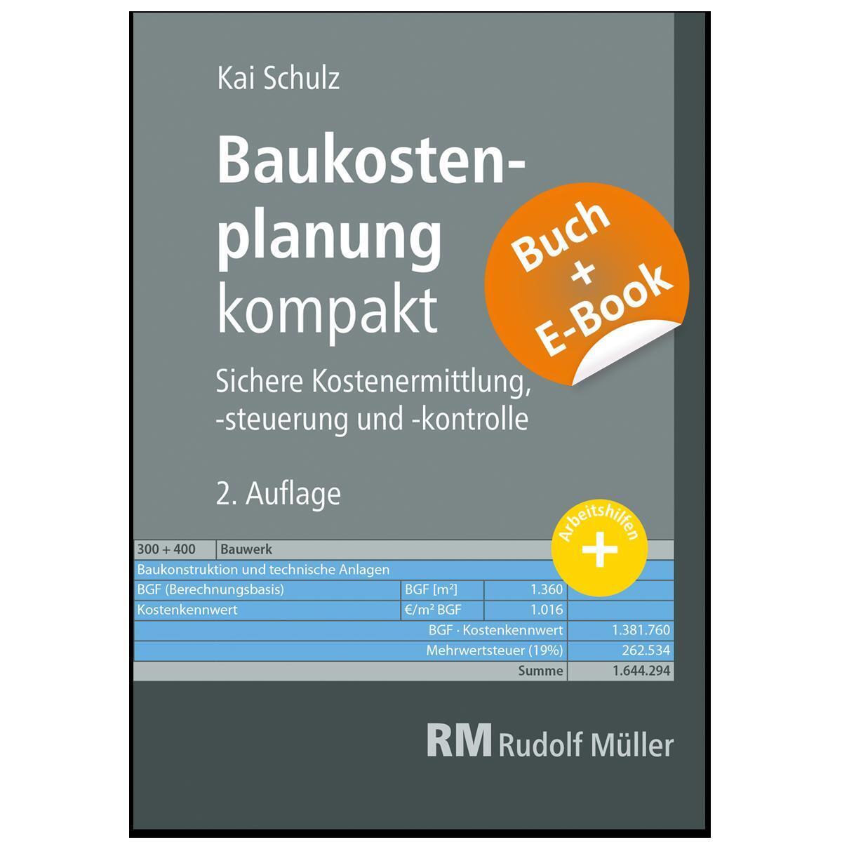 Thumbnail - Baukostenplanung Kompakt - Mit E-book | Kai Schulz | Deutsch | Bundle