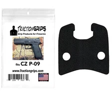 Tractiongrips  rubber grip tape overlay for CZ P-09 P09 grips