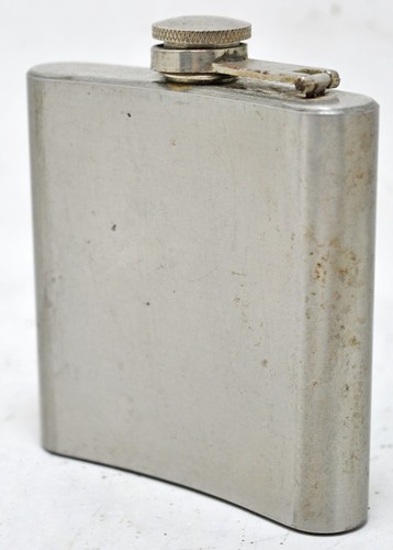 Vintage Brass Alcohol Whisky Flask Bottle Original Old Hand Crafted - Picture 3 of 10