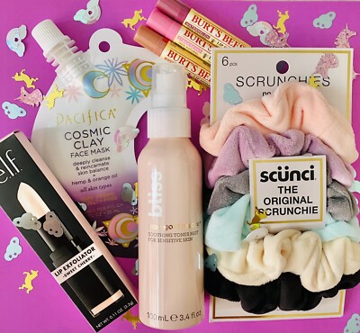 Bliss Rose Gold Rescue Toner Mist Makeup Set By PrettyPackz!