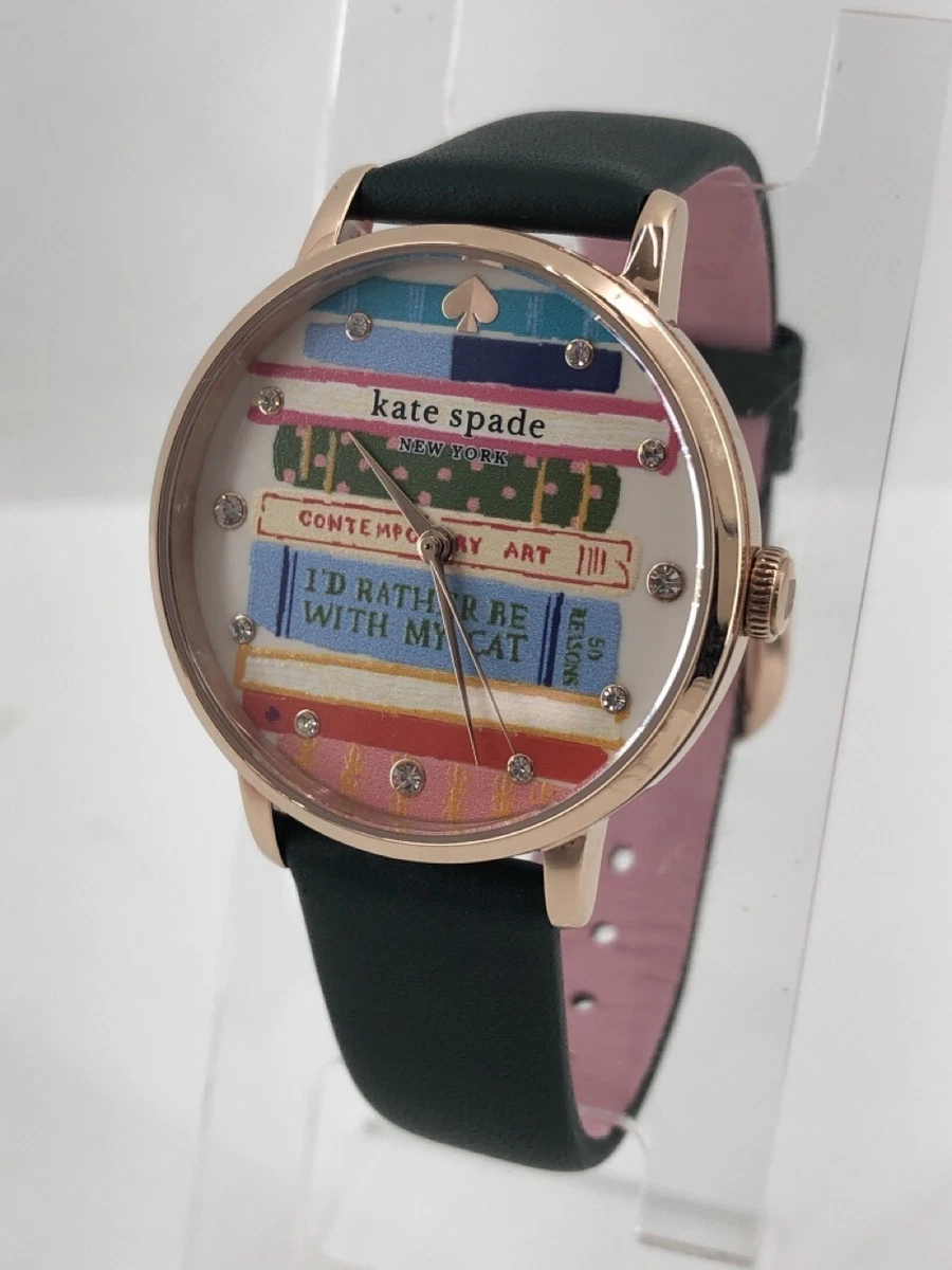 kate spade new york KSW1766 metro watch leather belt USED from JAPAN F/S