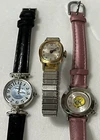 LOT OF 3 VTG WOMEN'S WATCHES TIMEX WATCH-IT ARMITRON TWEETY BIRD LEATHER BANDS