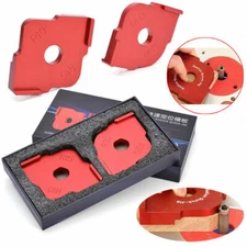 Radius Quick-Jig Router Table Bit Corner Jig Templates For Woodworking Tool Wood