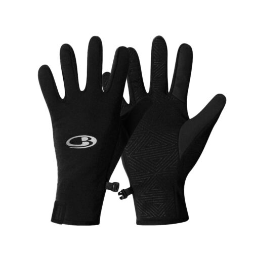 Icebreaker Merino Multisport Quantum Gloves Black Men's Size L - Picture 1 of 4