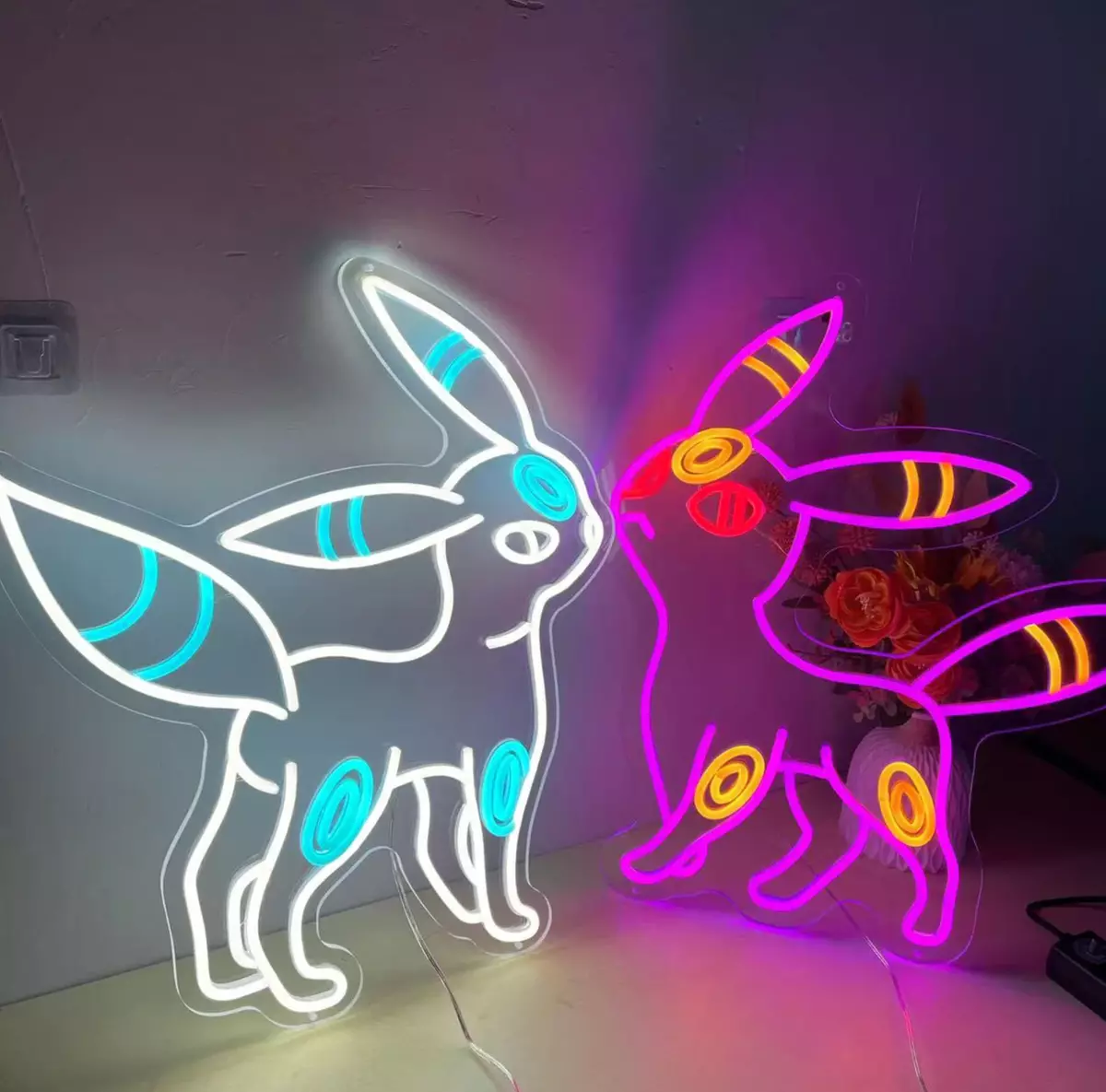 ANIME UMBREON LED LIGHT NEON SIGN Wall ART HOME DECOR GIFT PARTY GAME ROOM BAR