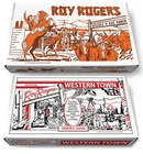 Marx Roy Rogers Double R Bar Ranch Play Set Box OR  Roy Rogers Western Town Box
