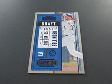 2020 Panini Contenders Cody Bellinger Card #66 Draft Blue Ticket 109/149