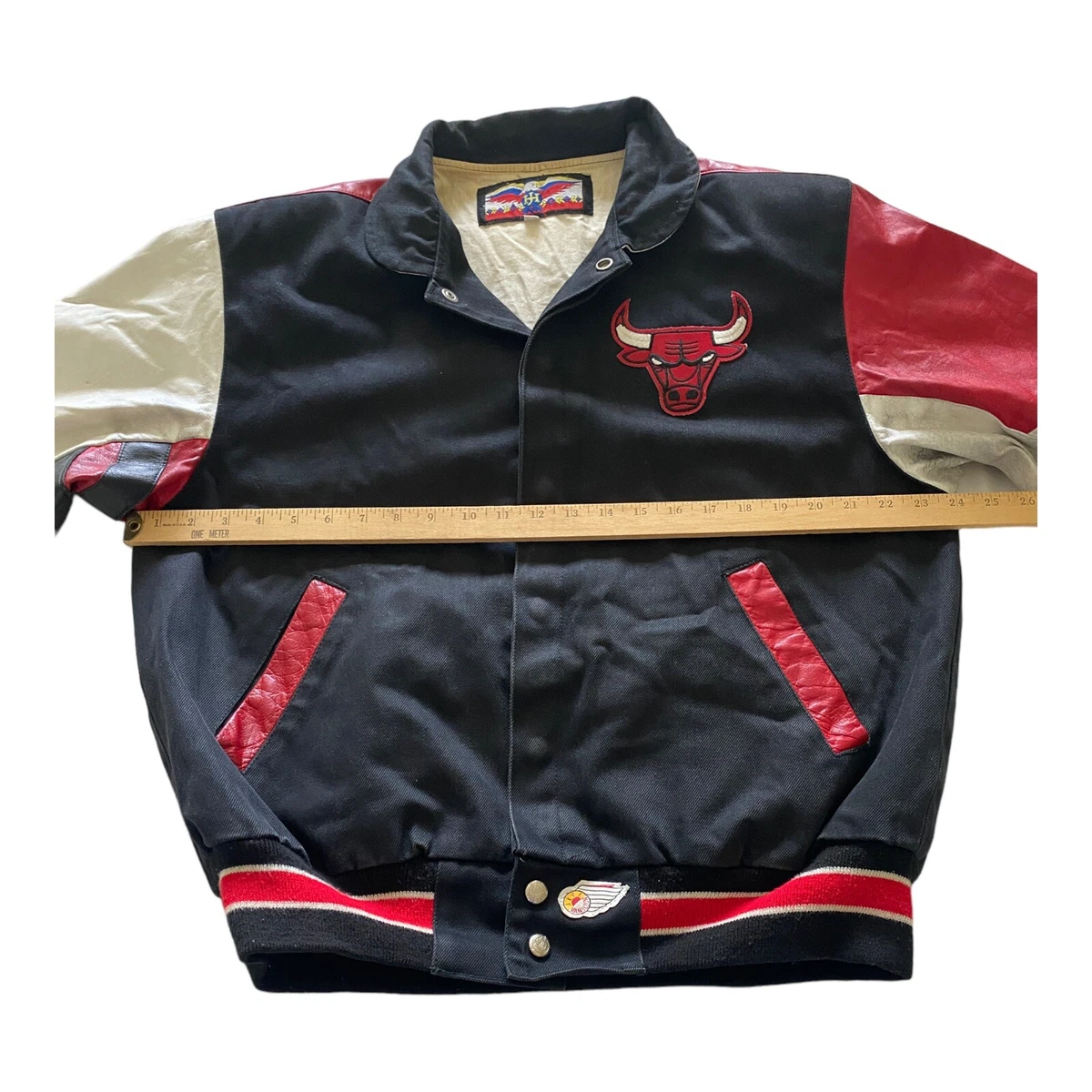 Maker of Jacket Bomber Jackets Vintage Chicago Bulls Jeff Hamilton Leather