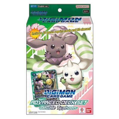 DIGIMON TCG ST-17 ST17 Double Typhoon Advanced Deck Set - ENG ENGLISH