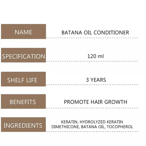 120ml 100% BATANA OIL For Hair Growth -Promotes Hair Regrowth Hair Care - Picture 14 of 16