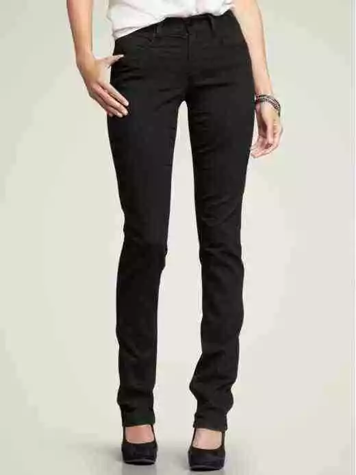 GAP REAL STRAIGHT BLACK LIGHTWEIGHT DENIM JEANS SEVERAL SIZES FALL14 S 364619