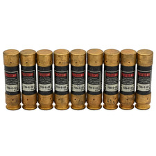 Lot of 9x Bussmann FuseTron FRN-R-60 Dual-Element Time-Delay Class RK5 Fuse 600V