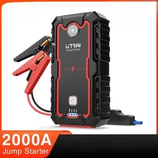 2000A Jump Starter Power Bank Charger Starting Device For 8.0L/6.0L Emergency
