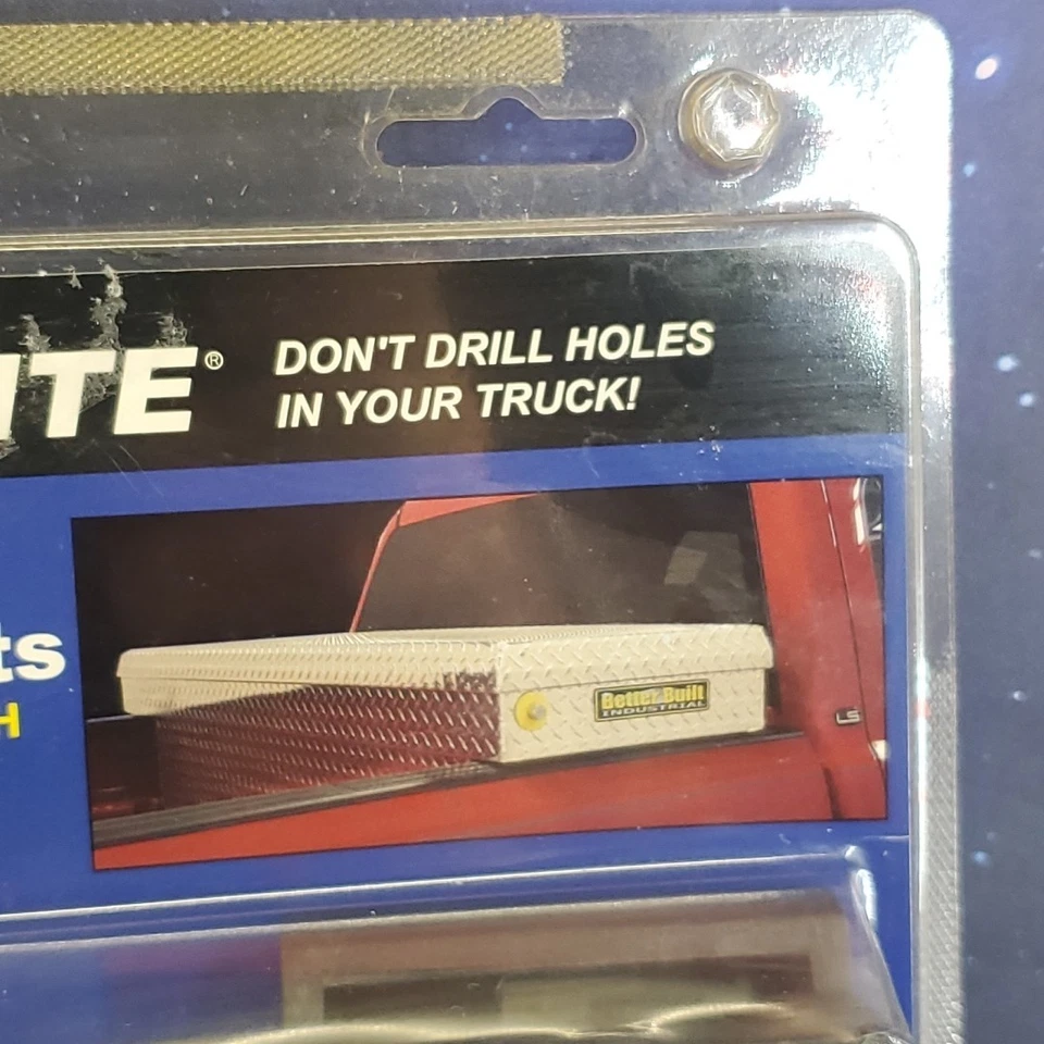 Braçadeiras Better Built Grip Rite sem perfuração caminhão caixa de ferramentas montagem peça - NOVO  - Imagem 4 de 4