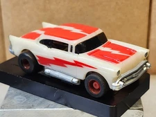 TYCO DARK GLO 57 CHEVY 440 CHASSIS HO STOCK CAR