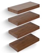 Wood Floating Wall Shelf Set