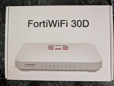 Fortinet FortiWiFi 30D Firewall Appliance FWF-30D, New/Sealed, Unopened Box.