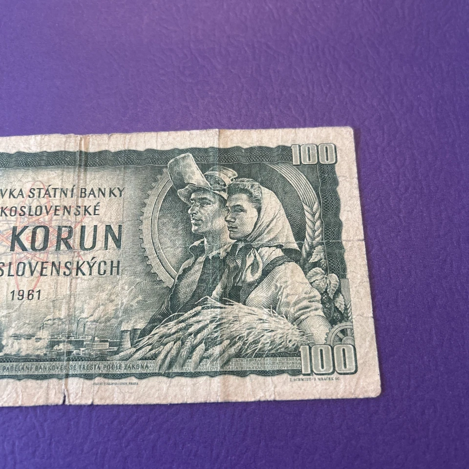 Checoslovaquia - 100 coronas - 1961 Foto 3 de 4