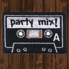 Cassette Tape Embroidered Patch — Iron On