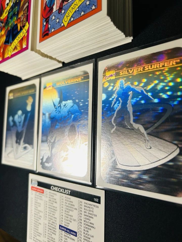 1990 Marvel Universe Complete Set w/ (3) Holograms Cosmic Spider-man, Wolverine - Image 2 of 4