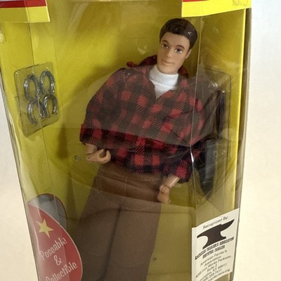 Breyer No. 530 Farrier Poseable Horseshoes Tools Dark Hair Damaged Box