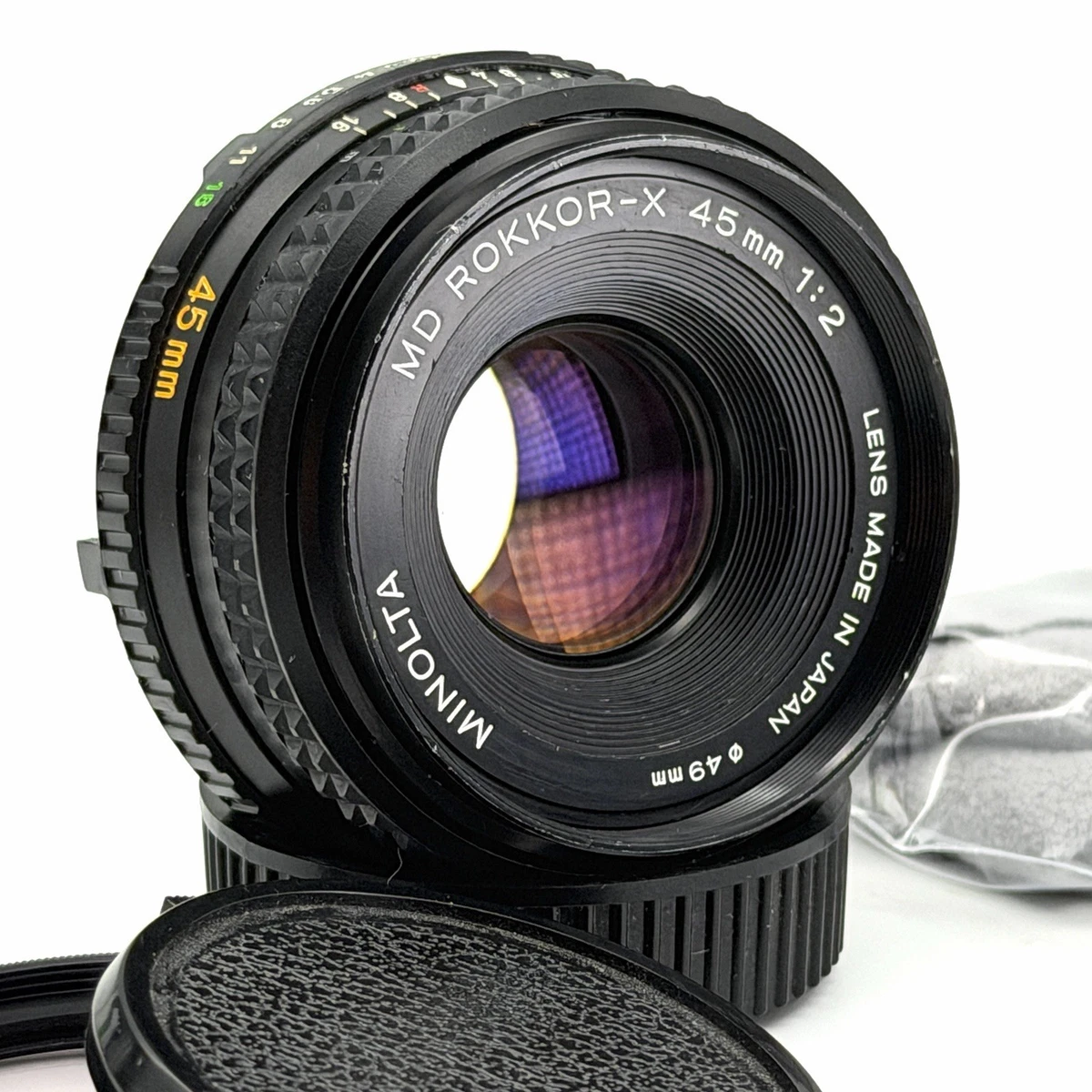 Minolta f/2 Camera Lenses 45mm Focal for sale - eBay